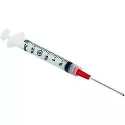 Non-Sterile, Disposable Stainless Steel Dispense Needles. 100 ----3 ML Global Syringes (with Bold Precies Scale...