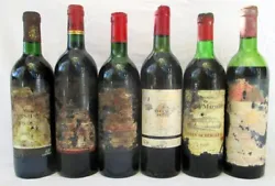 BORDEAUX - Château SAINT-ANTOINE. Cuvée Edith. Lot de 6 bouteilles de collection. Aucune réclamation possible. COTES...