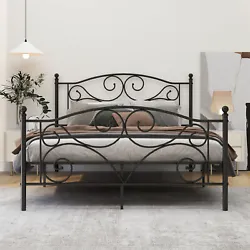 And footboard, strong steel tube construction with. the headboard and footboard, this unique. headboard makes your room...
