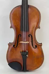 An Old Josef Lidl Violin with Case. On the back of the violin it is marked Lidl Brno. The inside of the violin has...