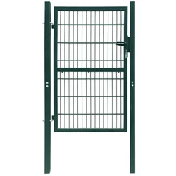 Ce portail de clôture 2D sera une porte dentrée pratique au style moderne pour isoler votre jardin du monde...