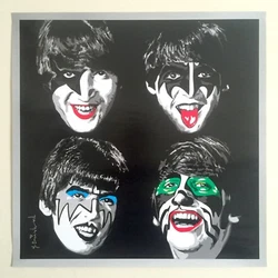 MR. BRAINWASH WORKS AMONG A NEW GROUP OF WORLD ART INFAMOUS STARS INCLUDING BANKSY & SHEPARD FAIREY.