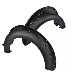 Title Pocket Style Fender Flares. Four pieces set of pocket rivet style fender flares. (2 for front and 2 for...