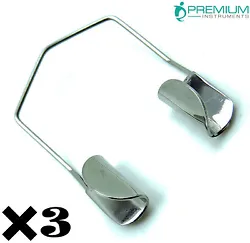 It is a self-retaining retractor available with solid blades. This product is the 40 mm Length Overall size speculum...