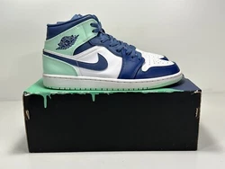 Overall condition of these shoes is very good. Both shoes have some were on the upper ankles. Some sole wear. The box...