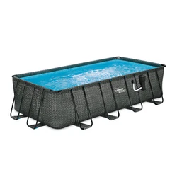 Features a stylish dark herringbone print exterior and classic mosaic interior print. Type Above Ground Pool. Vehicle...