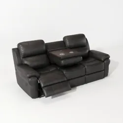 Recline into the soft high-density foam cushions. Place of Origin: China. A comforting contemporary design with a warm...