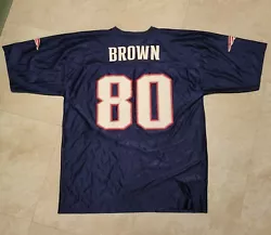 Selling Vintage New England Patriots Troy Brown #80 NFL Football Jersey Mens Size L Large NEW WITH TAGS NWT. You can...