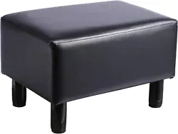 Max Loading 198lbs/90kg. COMFORTABLE: The footstool ottoman has 1 in. /25mm high quality sponge provides you a...