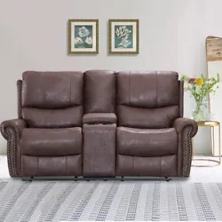Does not take up much space - The Love Seat takes almost no wall space to recline. You have the recliner Sofa Couch...