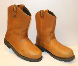 CAT Caterpillar Edgework Waterproof Pull-On Steel Toe Work Boot. Very clean. Very good pre-owned condition.