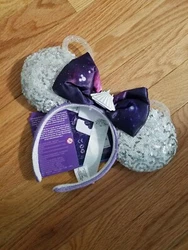 Minnie Mouse Main Attraction Space Mountain Ears NEW with Tags. These ears are the exact ones you will receive. ...