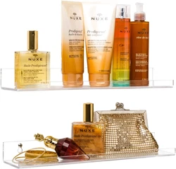 [STYLISH, SLIM DESIGN WITH CONTEMPORARY STYLE OPEN SHELF ENDS] Space-saving & Waterproof bathroom storage is perfect...