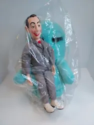 80s PEE WEE HERMAN DOLL N CHAIR. STILL WORKS!!!. Has a few hick ups tho Super old , great condition
