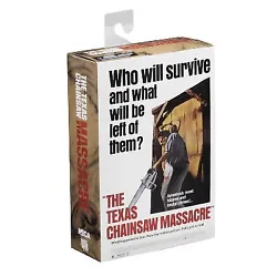 •From the classic movie Texas Chainsaw Massacre •Includes 7 inch action figure and accessories •Over 25 points of...