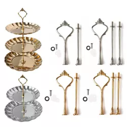 New 2/3 Tier Cake Stand Crown Handle Fitting Hardware Rod Plate Wedding Party. Be Cool And Keep Cool In Style With This...