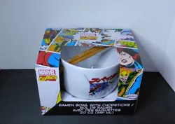 Marvel Comics Spiderman Japanese Ramen Bowl With Chopsticks New In Box