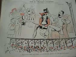 Original print from The Magazine La Vie Parisienne. issue de La Vie Parisienne. Il sagit de la page originale .