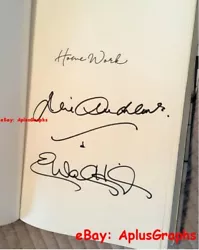 The book was signed by its authors, legendary actress; Julie Andrews (Edwards) and her daughter; Emma Walton Hamilton....