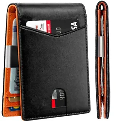 Type:RFID Blocking Wallets. Wallet Length: Short. 10.5 8 1 cm (No zipper). 11.5 8 .15 cm (With zipper). Material:...