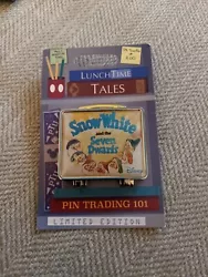 Disney snow white and the seven dwarfs lunch time tales pin limited edition.