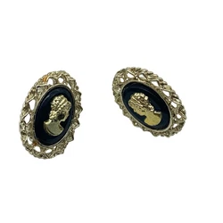 Vintage Gold Tone Earrings JewelryVisit our many listings for other great jewelry items. Dont forget to add us to your...