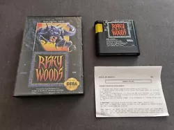 Risky Woods Sega Mega Drive Megadrive genesis.