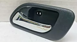                   2001 2006 ACURA MDX REAR RIGHT PASSENGER BLACK INSIDE DOOR HANDLE OEMUSED IN GREAT TESTED...