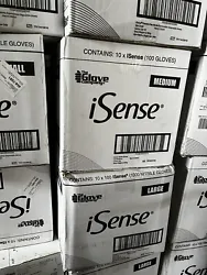 PRICE IS FOR ONE BOX BUT I HAVE THEM IN CASES IF TEN BOXES. iSense Nitrile Exam Gloves iSense® medical gloves are made...