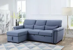 Country : ChinaInclude : Reversible Sleeper Sectional Sofa w/Storage * 1Product Size : 95