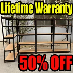 🌟 Durable -- The garage shelves feature antirust coating to ensure a long use life. 🌟 Perfect for storage and...