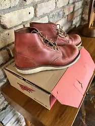 Red Wing Heritage 8166 Classic Round Toe Oro Russet Leather Boots Sz US 8.5D. Condition is Pre-owned. Shipped with USPS...