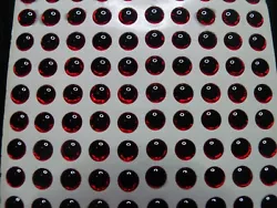 4mm is 5/32in. They are great quality eyes. They are hard eyes, not the soft rubbery kind.