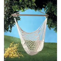 Polyster Cotton Hammockis the perfect way to enjoy the afternoon breeze or lay under the stars. Its ergonomic design...