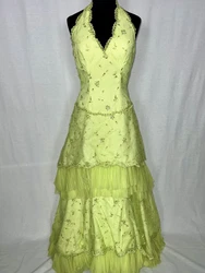 Posh Precious Quinceanera, Sweet 16, Prom Dress, Ball Gown size 8 color Lime