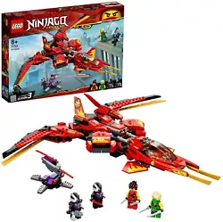 Lego ninjago 71704. Version modernisée du superjet de Kai, vu dans la série NINJAGO Masters of Spinjitzu, avec des...