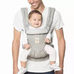 Ergobaby BCS360GRY Omni 360 All-In-One Baby Carrier - Pearl Grey ~NEW~.
