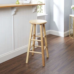 Update your kitchen’s interior with this lovely Natural Wood Barstool. It features a classic look that goes well...