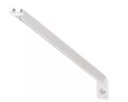 This 12 Pc ClosetMaid White Metal Support Brackets For 12