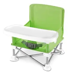 Baby & Toddler Booster Seat Feeding Chair, Easy Setup Portable & Folding Style. • Lightweight & Portable Booster...