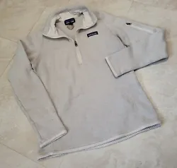 Selling Patagonia Womens S Small 1/4 Zip Better Sweater Beige Sweatshirt Fleece Jacket. You can see the condition from...