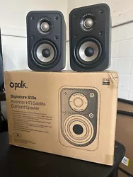 Polk Audio S10e surround speakers NEW in box. I purchased these directly from Polk.