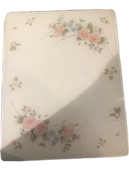 pfaltzgraff tea rose cutting board. Used, no chips or cracks, slight wear to print around edges. Overall good shape for...