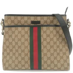 Authentic GUCCI Sherry Line GG Canvas Leather Shoulder Bag Beige 388926 Used F/S. GG Canvas, Leather. Condition Rank....