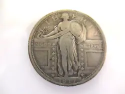 1917 STANDING LIBERTY QUARTER TYPE 1 THIS IS A CIRCULATED COIN WITH NO PROBLEMS. I AM GOING TO ALL MY CUSTOMERS TO...