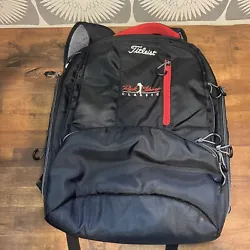 Titleist Golf Pro Laptop Computer Backpack Black Red LOGO. No issues! Excellent, preowned condition! Free shipping!