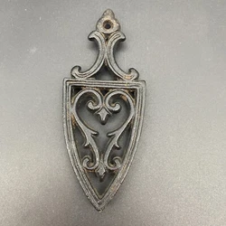 Cast Iron Trivet Vintage Cathedral Decorative Rustic Kitchen Wall Decor.