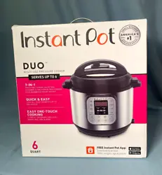 Instant Pot Duo Multi-Use Pressure Cooker. It is a convenient 6 quart size.