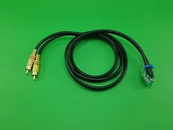Câble Phono RCA x Technics SL-1200, SL-1210 Compatible avec les modèles : MK2, MK3, M3D, MK3D, MK4, MK5, M5G, MK5G,...