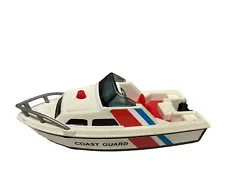 TOMY Mighty Motor Boat Coast Guard Mercury Motor Wind-up 1978 Toy No Motor.